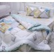 Σετ Σεντόνια Βαμβακοσατέν με Πάπλωμα Marble