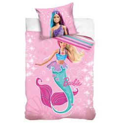 3D Σεντόνια Barbie Mermaid Βαμβακοσατέν