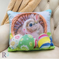 Διακοσμητικό Μαξιλάρι Rabbit and Eggs