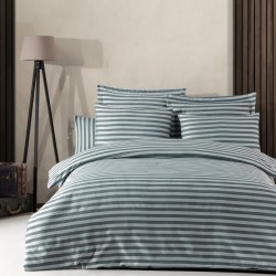 Διπλό Σετ Σεντόνια Λεπτό Βαμβάκι Water Green