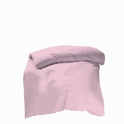Παπλωματοθήκη Dots Ροζ