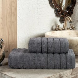 Σετ 2 Πετσέτες 50/90 και 70/140 Grey Line