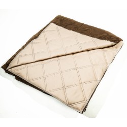 Κουβερλί Διπλής Όψης Microfiber Καφέ και Μπεζ