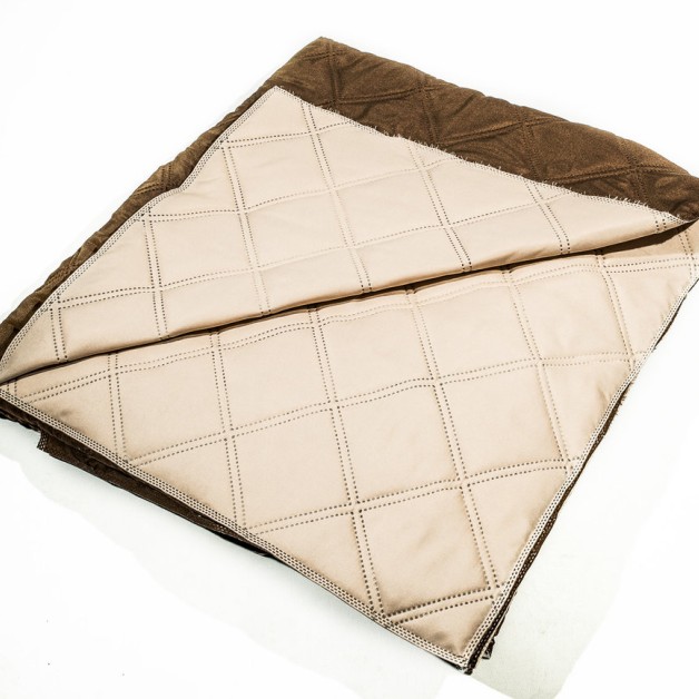 Κουβερλί Διπλής Όψης Microfiber Καφέ και Μπεζ