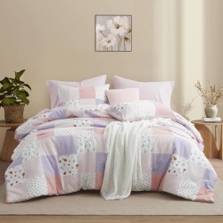 Διπλά Σεντόνια 3D Microfiber Patchwork